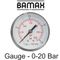 Pressure Gauge 0-20bar1/4rear 63mm D6314r20 Packaged